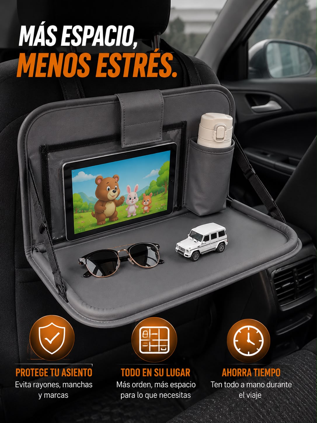 AMMANDY™ ORGANIZADOR PREMIUM PARA ASIENTO DE COCHE